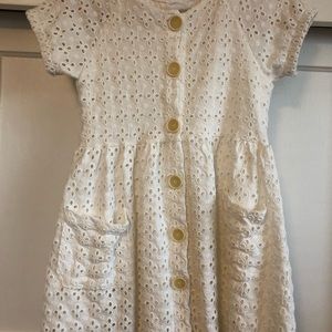 Zara eyelet dress